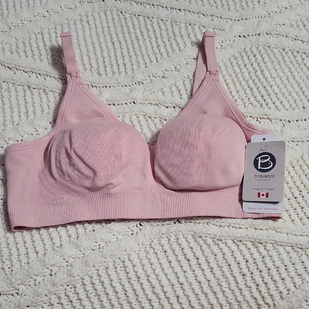 Nursing Bra Soft Pink. Bravado
